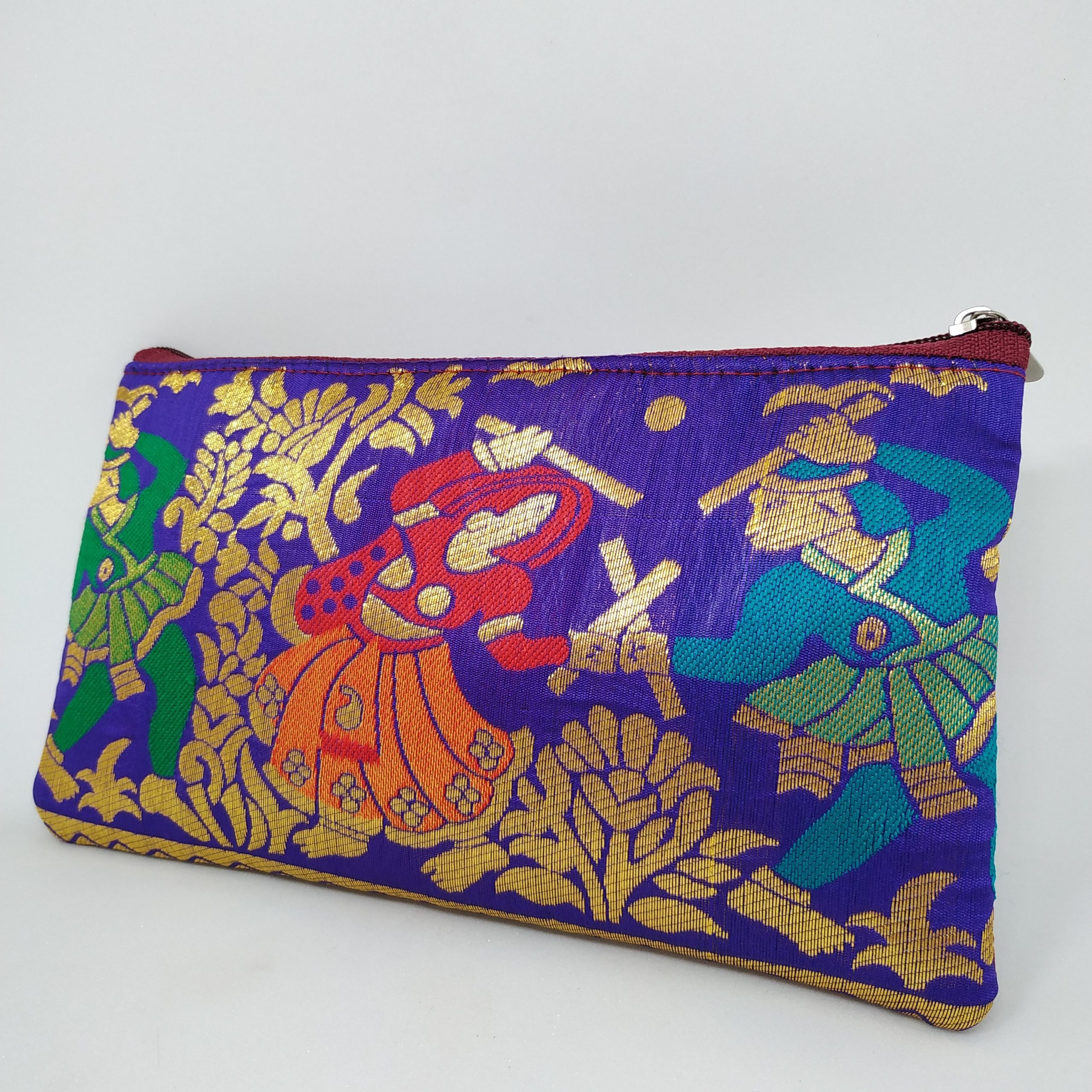 Raw Silk Dandiya Pouches - The One Shop - Return Gifts and More
