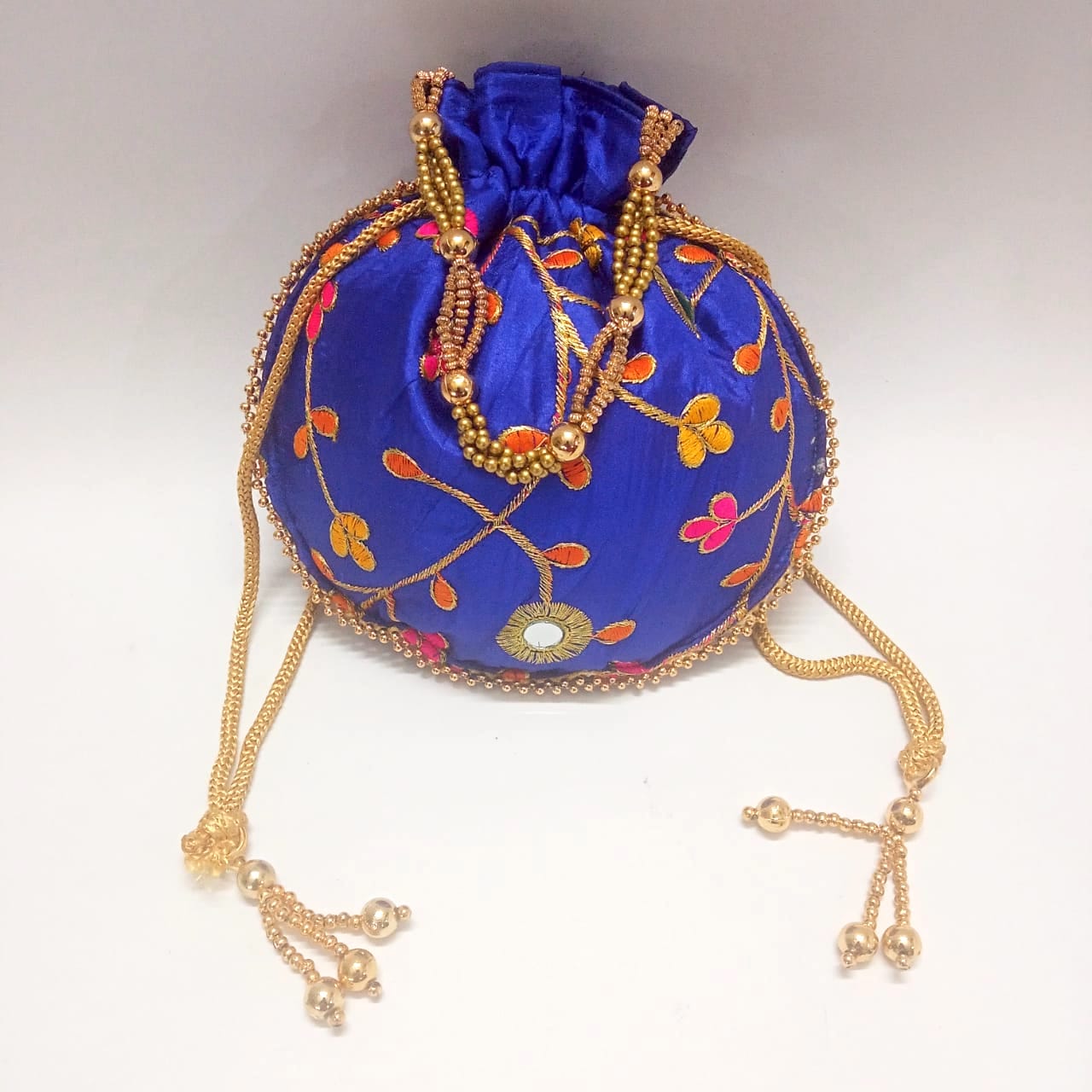 mirror work potli bags